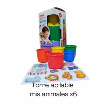Torres Apilable Mis Animales